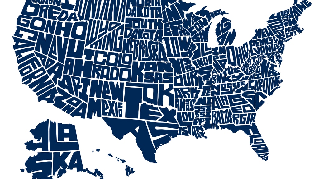 Stately Type - Hand-lettered US Map Prints & T-shirts project video thumbnail