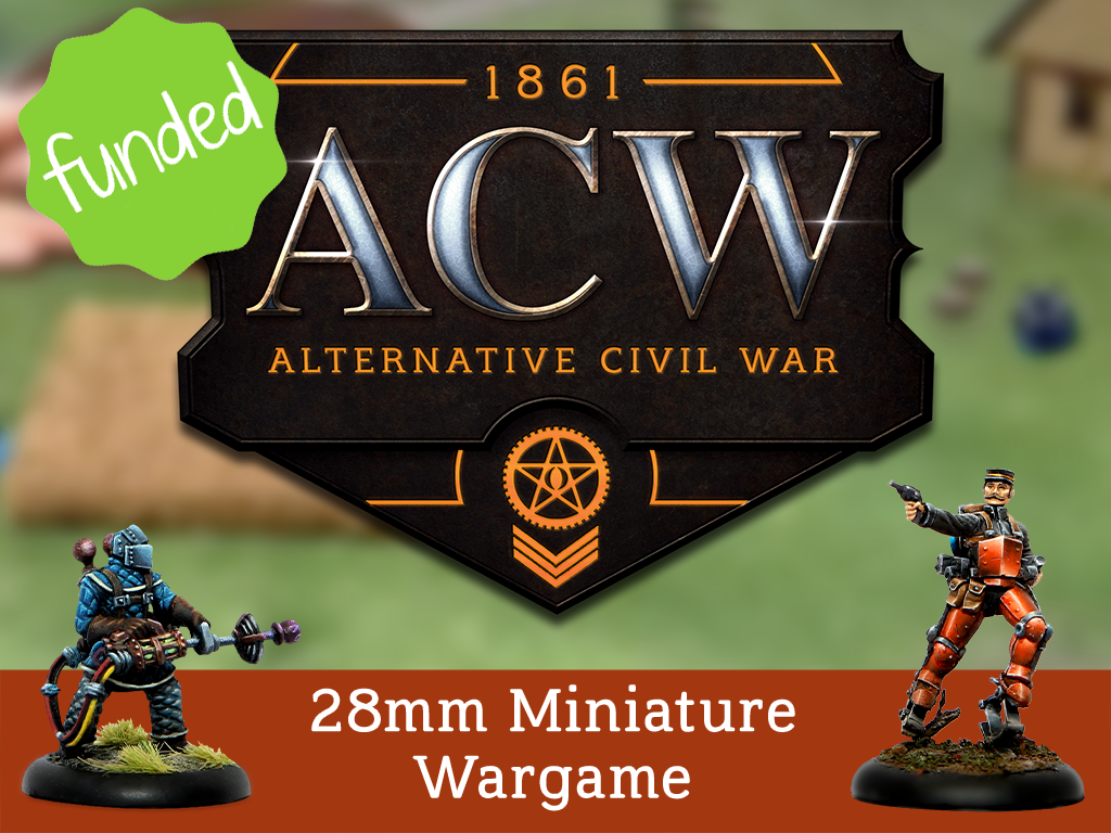 ACW is a 28mm miniature wargame where impossible science clashes with ancient powers over the battlefields of the American Civil War.