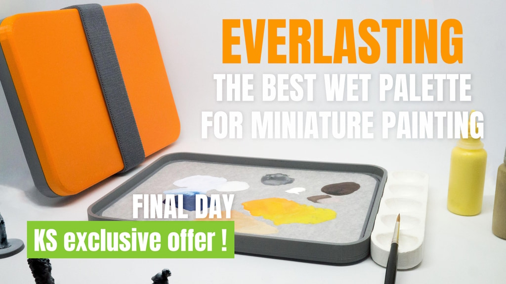 Everlasting: the Best Wet Palette for miniature painting project video thumbnail