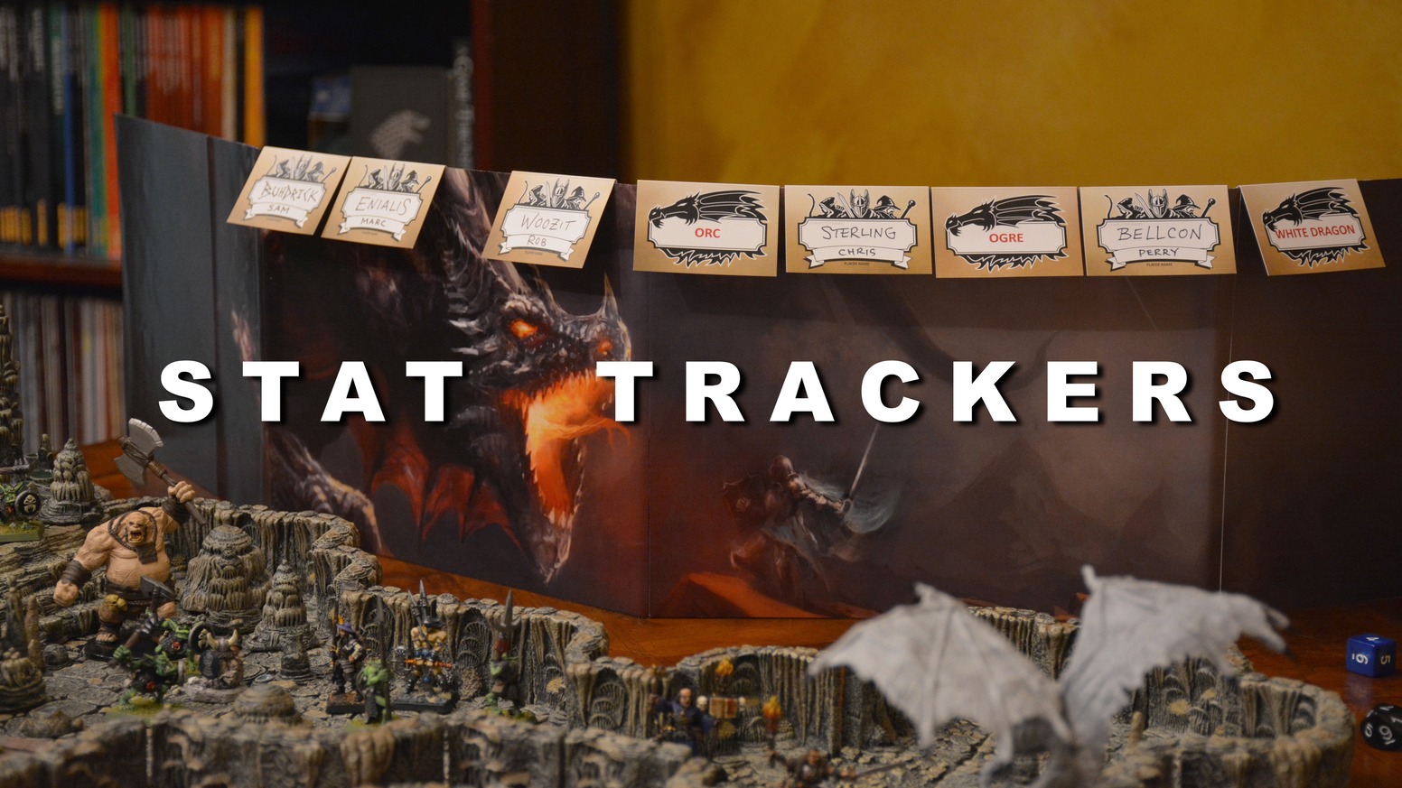 Stat Trackers are a simple way for 5th edition GMs to track initiative and have all the stats for monsters and PCs at their fingertips!
