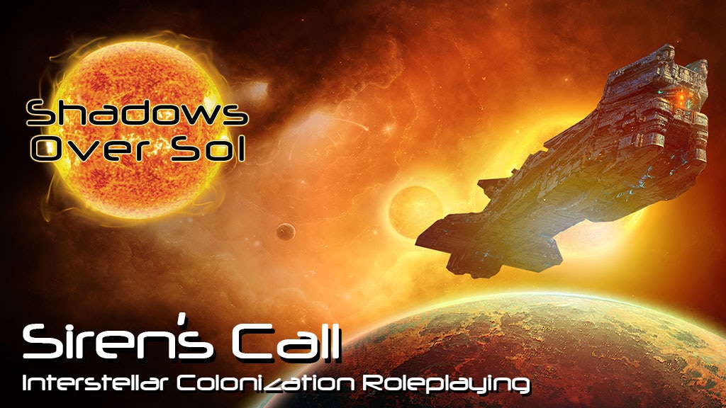 A campaign and interstellar colonization sourcebook for the Shadows Over Sol roleplaying game.