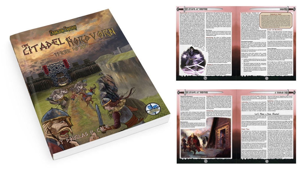 Return to Norðlond with this detailed Norse-flavored setting for the Dungeon Fantasy RPG.