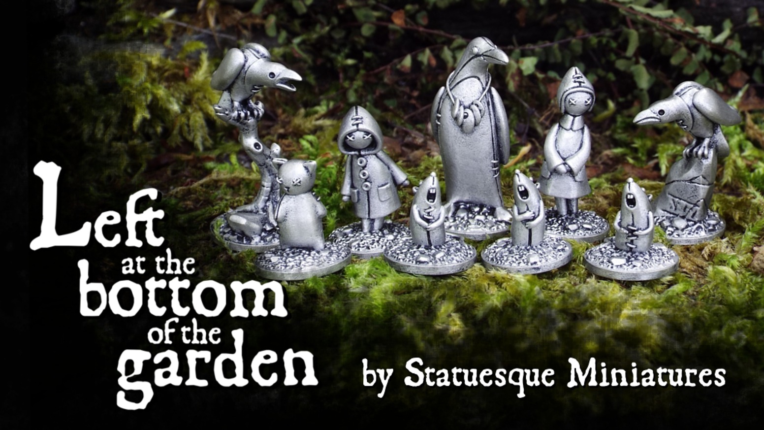 A set of high quality, lead-free metal miniatures of lost toys, suitable for tabletop gaming, painting and collecting. The toys can now be purchased over on the Statuesque Miniatures shop.