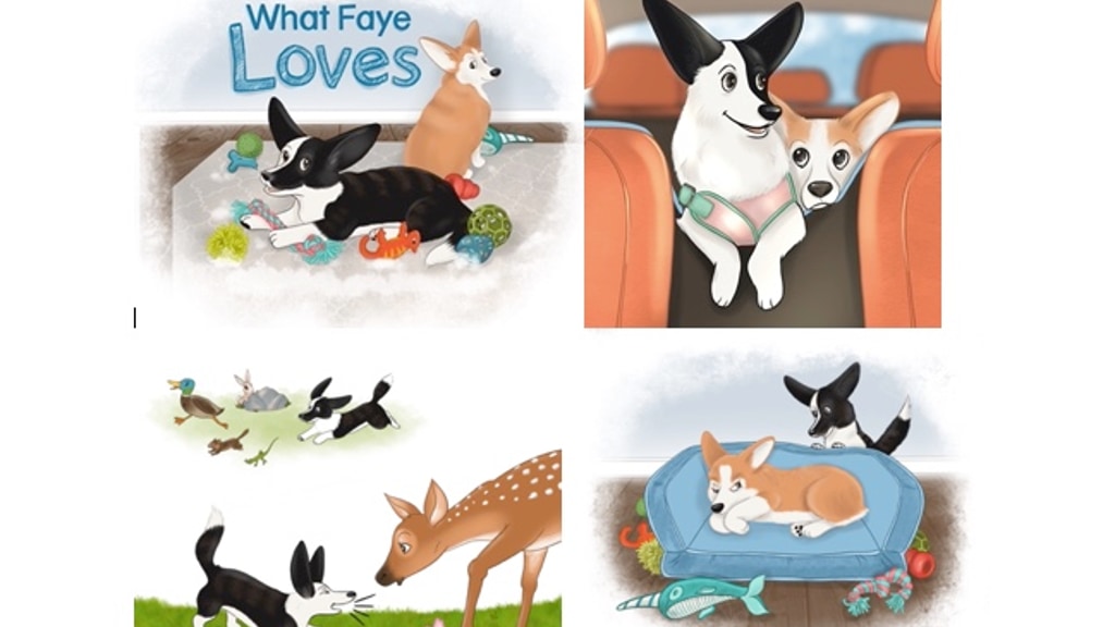 What Faye Loves - A corgi themed children's book project video thumbnail