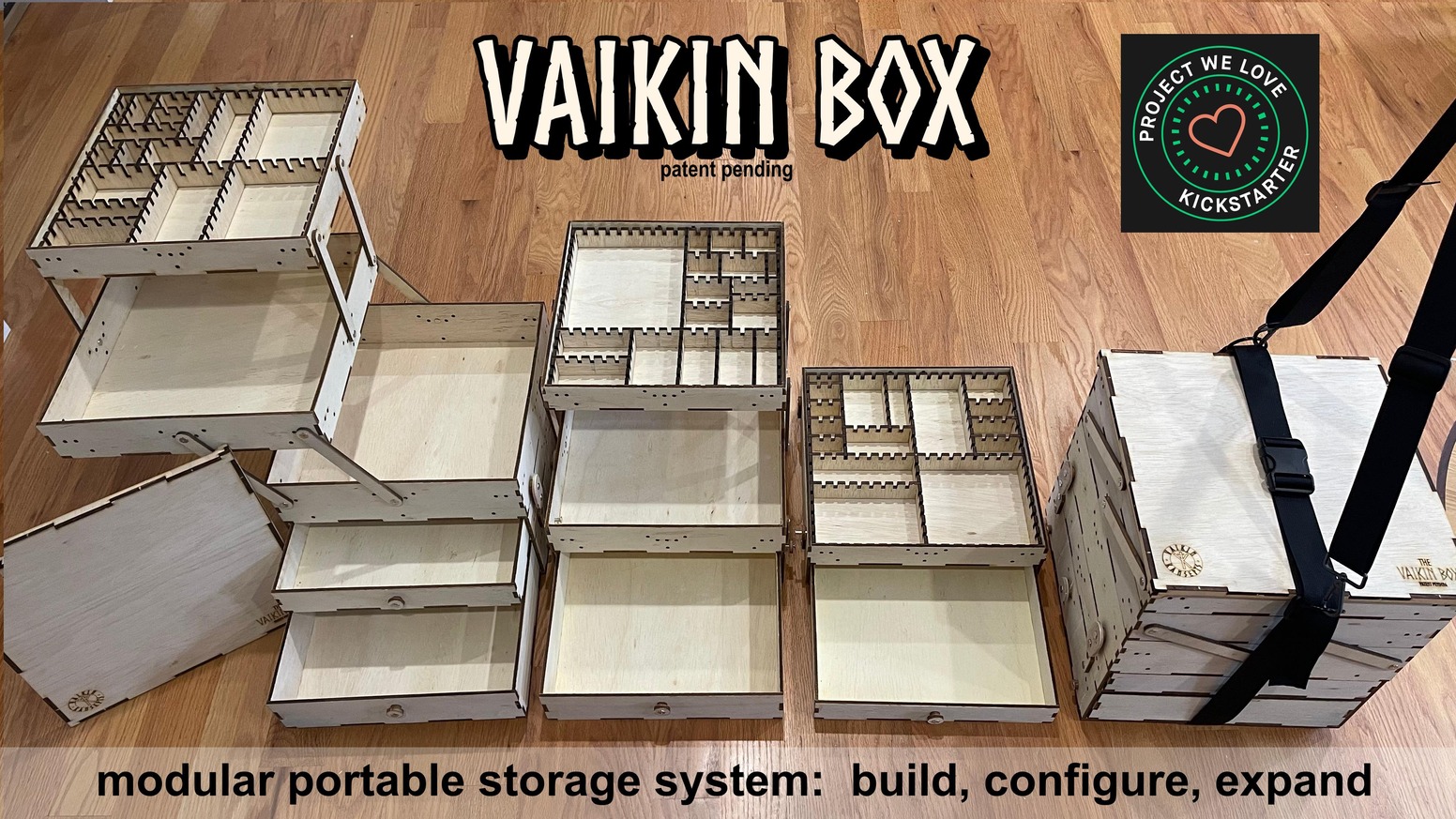 VAIKIN BOX: Modular portable game & hobby storage system by Vaikin