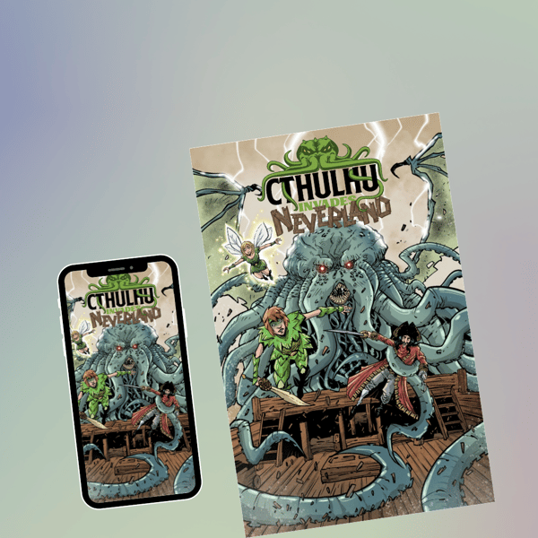 Cthulhu Invades Neverland - 200+ Pg - Graphic Novel by Travis Gibb