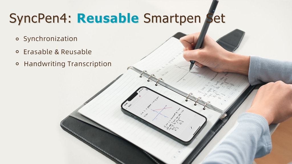 SyncPen 4 - NEWYES 4th Generation Reusable Smartpen Set