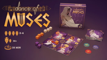 Dance of Muses - A Fascinating Pure Strategy Board Game campaign thumbnail