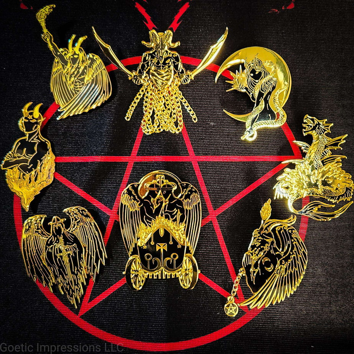 Dark Deities: Satanic Pin Collection