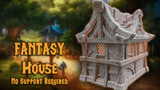 Click here to view Support free 3D Printable STL Medieval Fantasy house