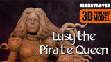 Click here to view Lucy The Pirate Queen. 3D digital model.