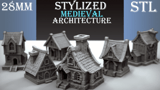 Click here to view Stylized medieval architecture Part 1 - 3D STL Files